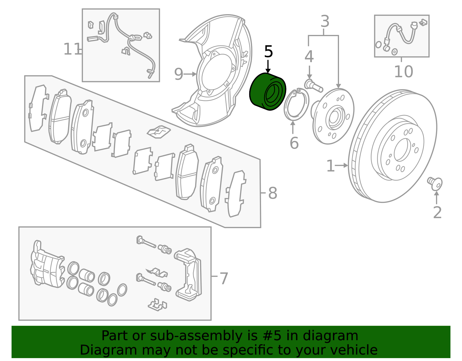 Bearing 44300-TZ3-A01 | OEMAcuraPart