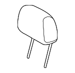 LR010153 - : 2009-2015 Land Rover LR2 - Headrest for Land Rover: LR2 Image