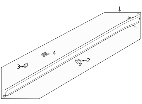 Exterior Trim - Pillars for 2024 Genesis GV70 #0