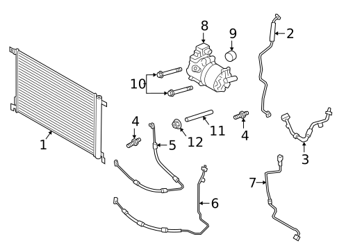Hoses & Pipes for 2022 Porsche Cayenne #0