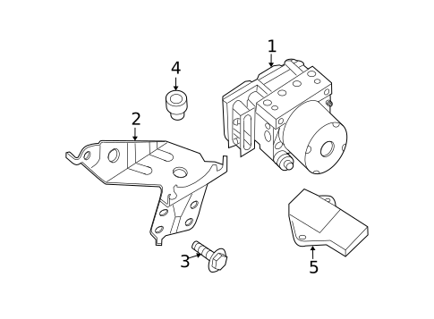 ABS Components for 2012 Nissan Sentra #0