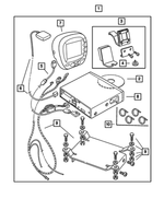 82207582 - Mopar Accessories - Component Parts: Vehicle Navigation Kit for Mopar Image