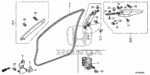 83310S0XA01 - Interior/Bumper: GROMMET, SCREW (6MM) for Honda Image