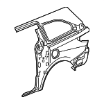 4636THRA21ZZ - Body: Outer Side Panel for Honda: Odyssey Image