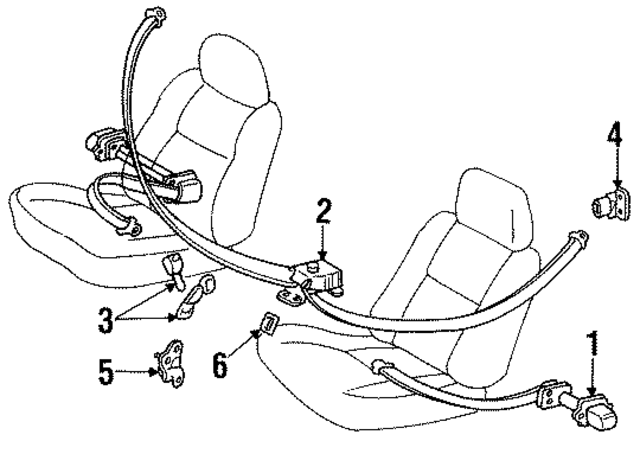 732201270002 - : Retractor for Toyota Image