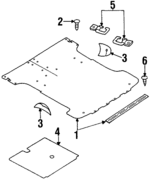 8971649641 - : Sound Absorber for Isuzu Image