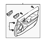 82306A7000D2N - Body: Door Trim Panel for Kia: Forte, Forte5 Image