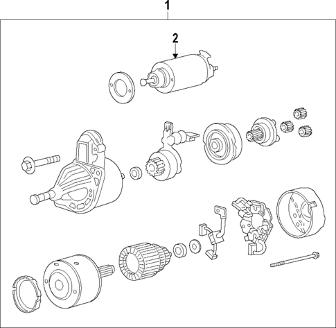 Starter for 2019 Hyundai Santa Fe #0