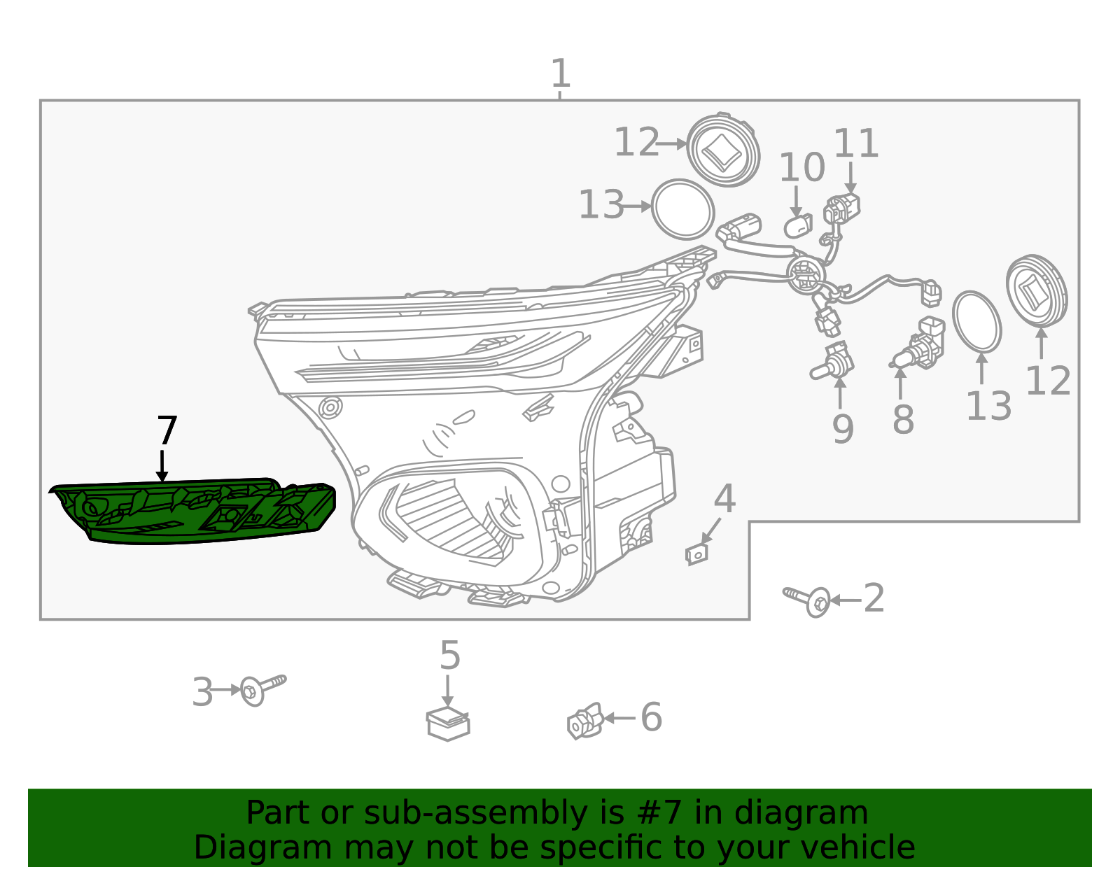 2021-2023 Chevrolet Trailblazer Lamp Bracket 42793831 GM ...