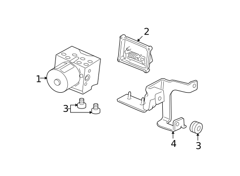 ABS Components for 2009 GMC Yukon XL 2500 #0