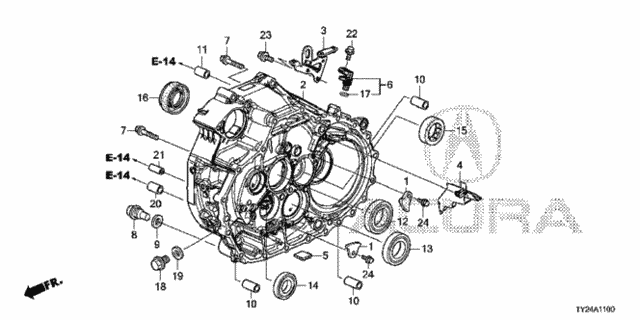 AT Clutch Case (DCT) for 2016 Acura RLX #0