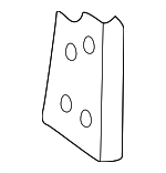 5113635050 - : Tie Down Hook Plate for Toyota Image