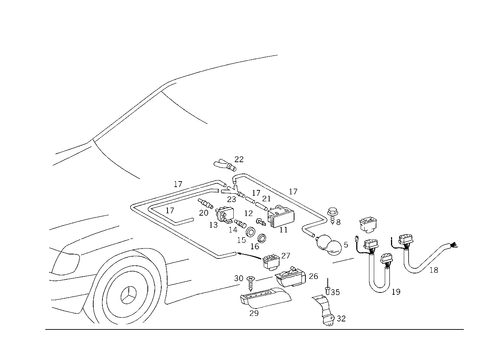 Orthopaedic Front Backrest for 1988 Mercedes-Benz 260E #1