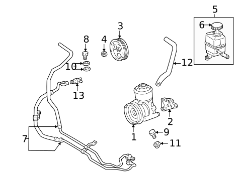 Emission Components for 2006 Toyota Land Cruiser #1