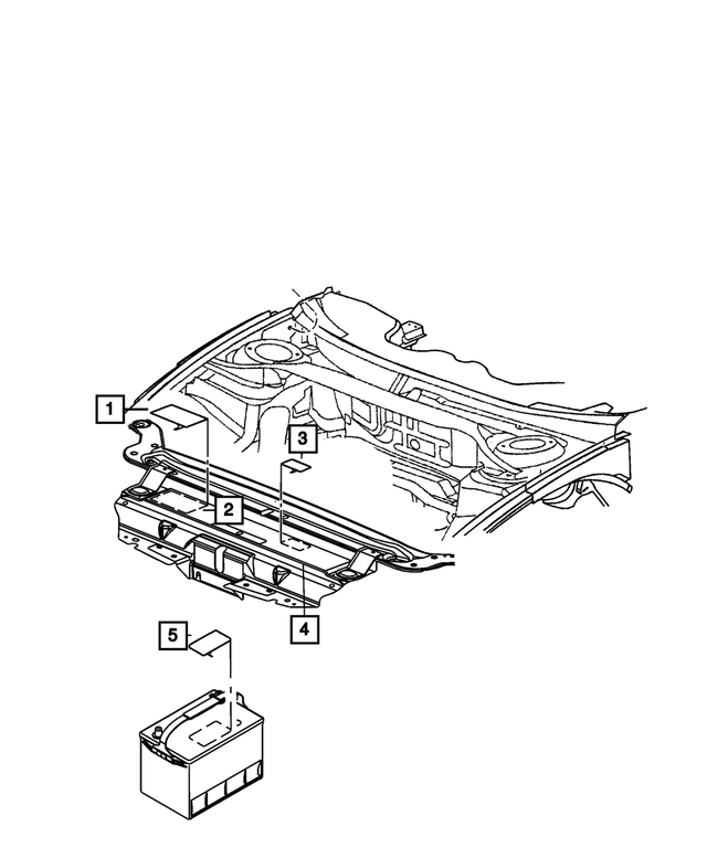 5058591AA - Labels: Coolant System Cap Label for Mopar Image