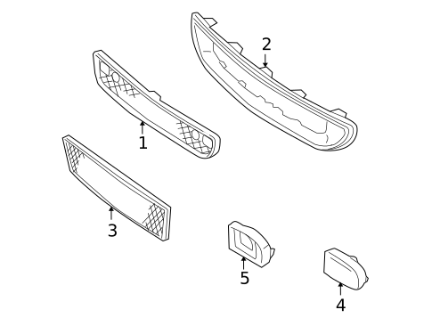 Grille & Components for 2008 Smart Fortwo #0