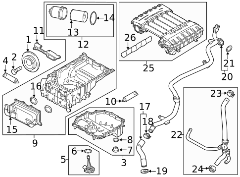 Engine Parts for 2018 Porsche Cayenne #3