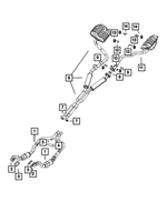 68271448AB - Exhaust: Exhaust Muffler And Tailpipe for Chrysler: 300 | Dodge: Charger Image