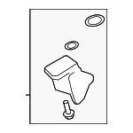 95510613400 - Cooling System: Outlet Pipe for Porsche: Cayenne Image