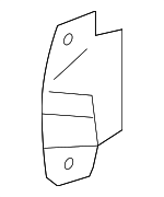 C2D11886 - : Caliper Mount Plate for Jaguar: XJ, XJR Image