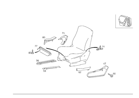 Coverings for 1984 Mercedes-Benz 500 SEC #0