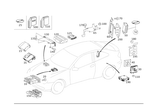 2038707289 - Electrical System: Operating Unit for Mercedes-Benz Image