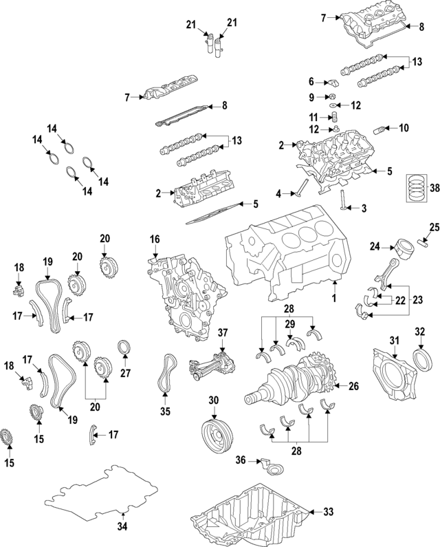 N2DZ6049G - : Cylinder Head Assembly for Ford Image