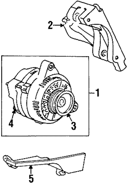 Alternator for 1999 Ford Taurus #2