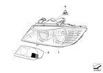 63117202577 - Lighting: Headlight Left for BMW Image