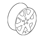 21340003009040 - Suspension: Spare Wheel for Mercedes-Benz: GLC 300, GLC 350e, GLC 43 AMG&amp;reg;, GLC 63 AMG&amp;reg; Image image