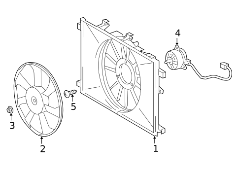 Cooling Fan for 2022 Toyota Corolla #0