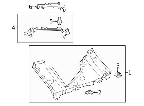 Interior Trim - Quarter Panels for 2013 Toyota Prius V #0