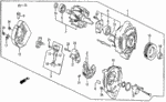 31105PZ1003 - Engine: HOLDER ASSY., BRUSH for Honda Image