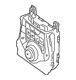 972503X140RA5 - Body: Heater Control for Hyundai: Elantra, Elantra Coupe Image