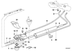 16121182860 - Fuel Supply: Fuel Supply Line Front for BMW Image