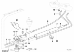 16121182860 - Fuel Supply: Fuel Supply Line Front for BMW: 318i, 318is, 318ti, 323i, 325i, 325is, 328i, M3 3.2 Image image