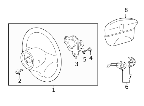 Steering Wheel & Trim for 1999 Porsche 911 #2