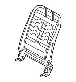 64110AL03A - Body: Seat Back Frame for Subaru: Legacy, Outback Image