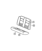 WW731T1AA - Interior Trim: Rear Seat Cushion for Mopar Image