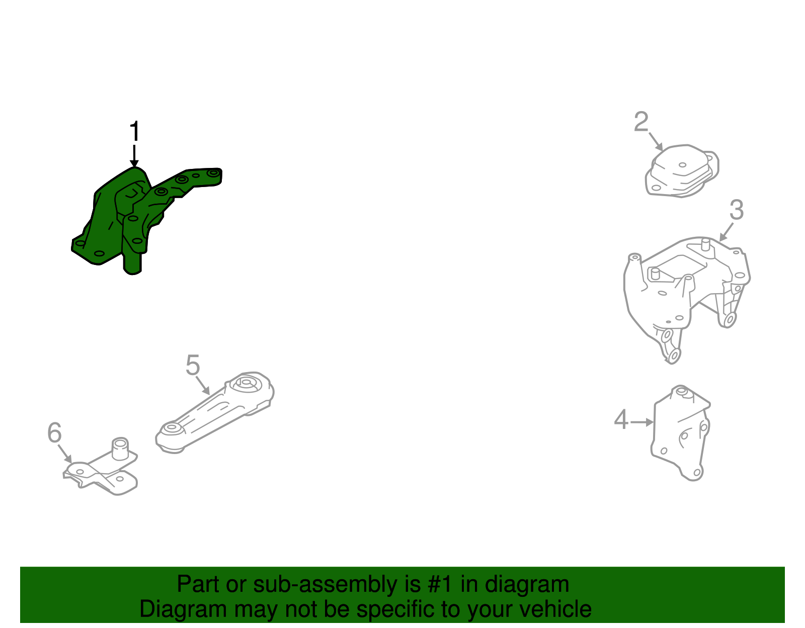 2017-2023 Nissan Side Mount 11210-4BB0B | Parts for Nissans