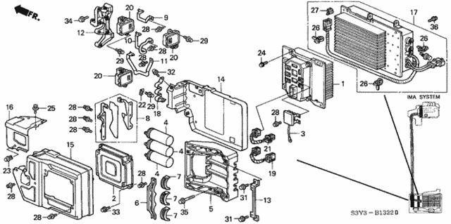 IMA PDU for 2003 Honda Insight #0