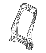 7101447220 - Body: Seat Back Frame for Toyota: Prius, Prius Prime Image