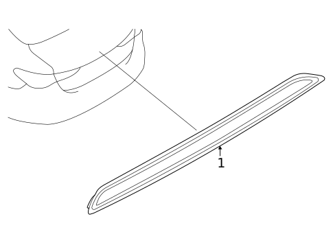 High Mounted Stop Lamp for 2024 BMW M440i #1
