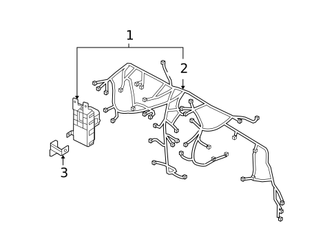 Fuse Box for 2009 Hyundai Santa Fe #1