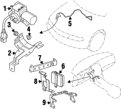 Cruise Control System for 1999 Mitsubishi Diamante #0
