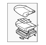 64139SG081LL - Body: Cushion Assembly for Subaru: Forester Image