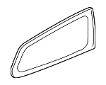 73511S5TJ10 - Body: Quarter Glass for Honda: Civic Image