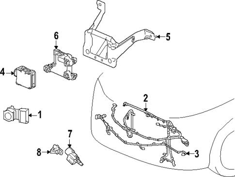 Electrical Components for 2023 Acura MDX #2
