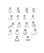 68121531AA - Body Sheet Metal Except Doors: Plug for Mopar Image