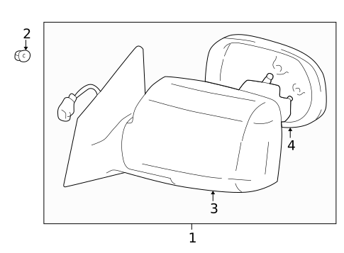 Outside Mirrors for 2002 Toyota Prius #0